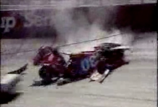 Illustration for article titled Top Ten Most Important NASCAR Crashes Of All Time